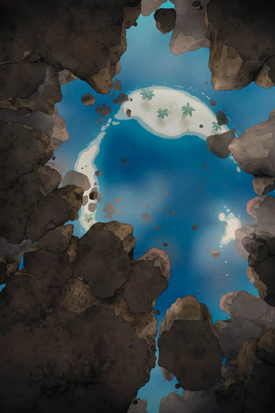 Void Dragon Lair map, Floating Islands variant