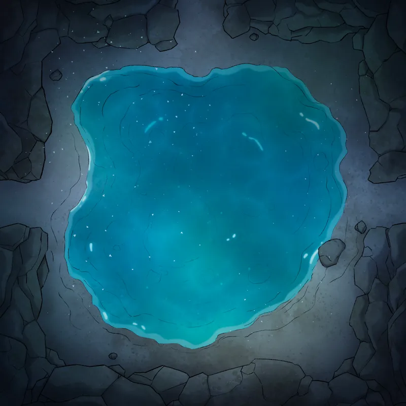 Modular Caves map, Underwater Springs Big Pond 01 variant thumbnail