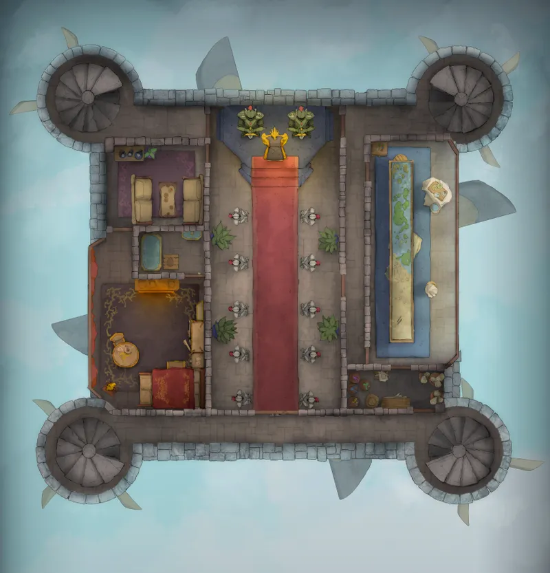 Floating Castle map, Kings Room Day variant thumbnail