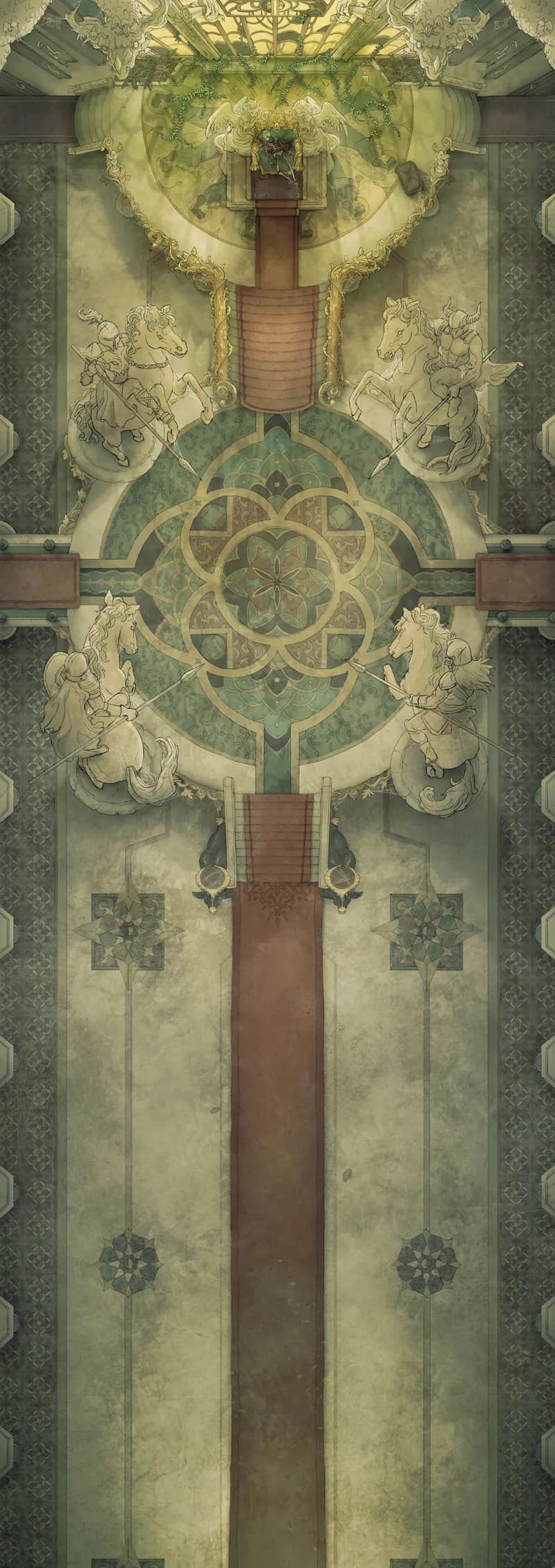 Royal Throne Room map, Ruins variant