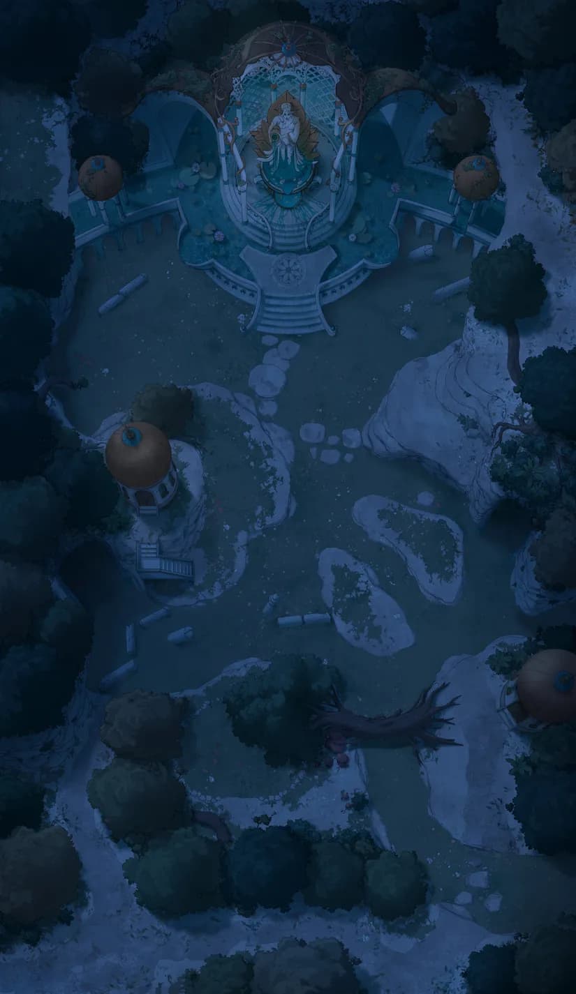 Nymph Fountain map, Grass Night variant thumbnail