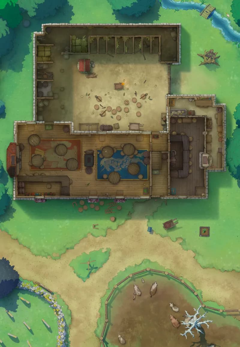 Ages of the Vale: Coaching House map, Indoors Workers Revolt Day variant thumbnail