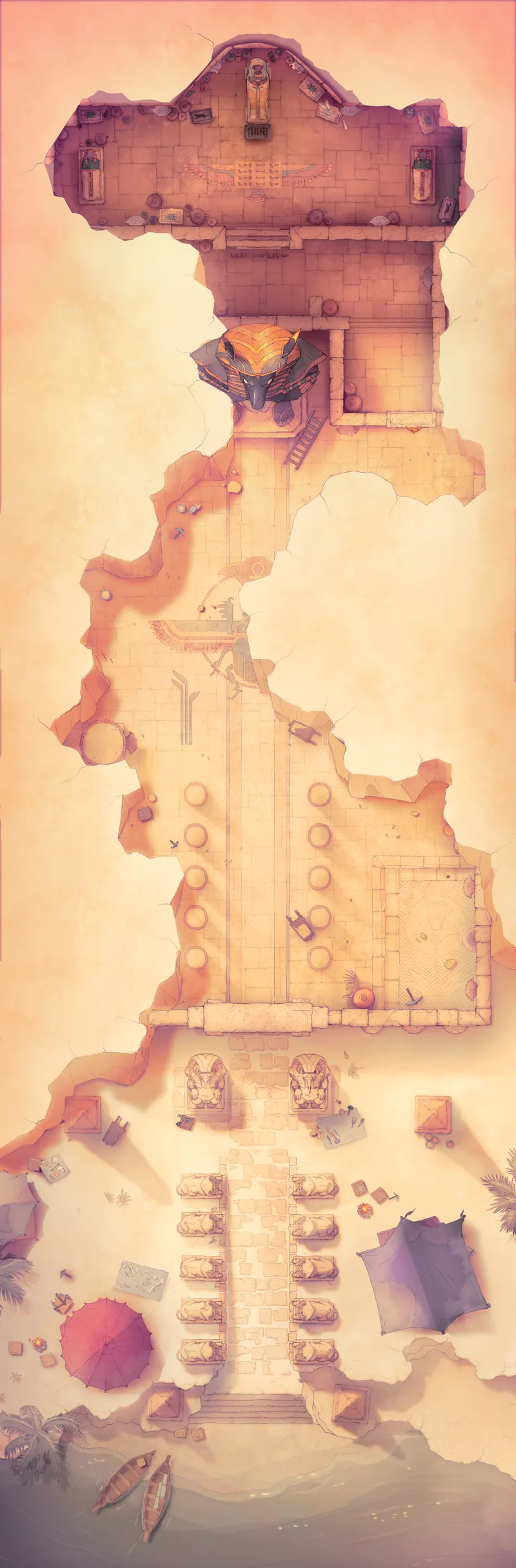 Pharaoh's Tomb map, Archaeological Site variant thumbnail