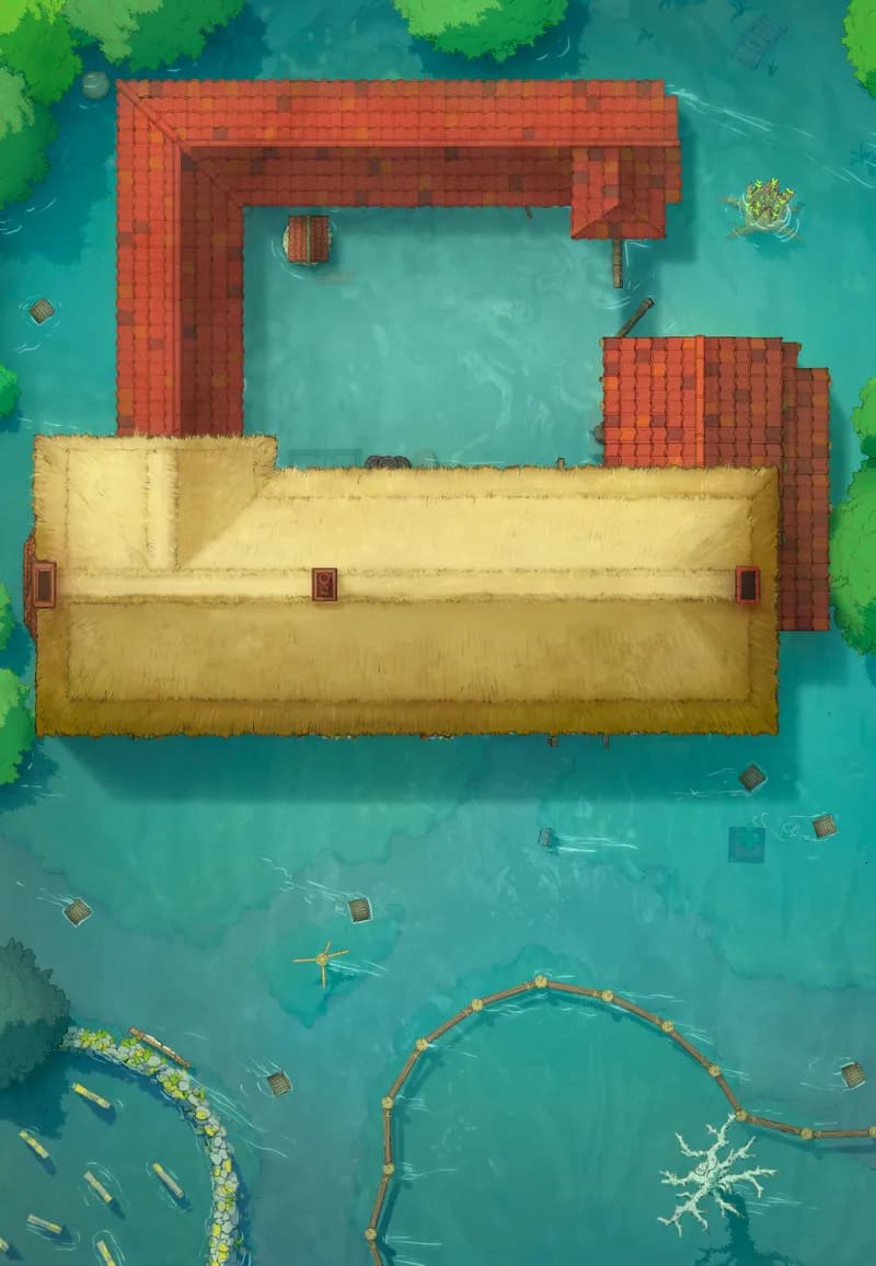 Ages of the Vale: Coaching House map, Roof Flood variant thumbnail