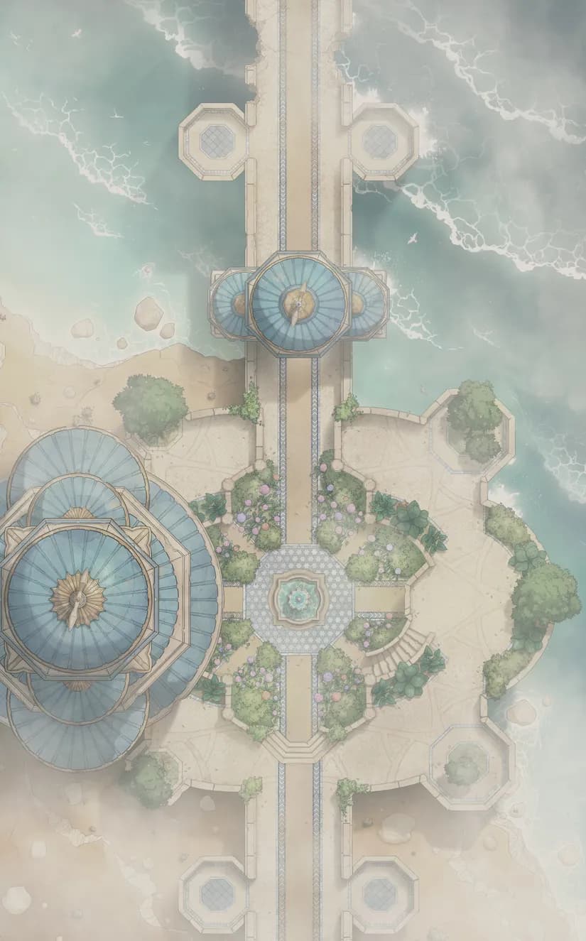 Djinn Gardens map, Fog Day variant thumbnail