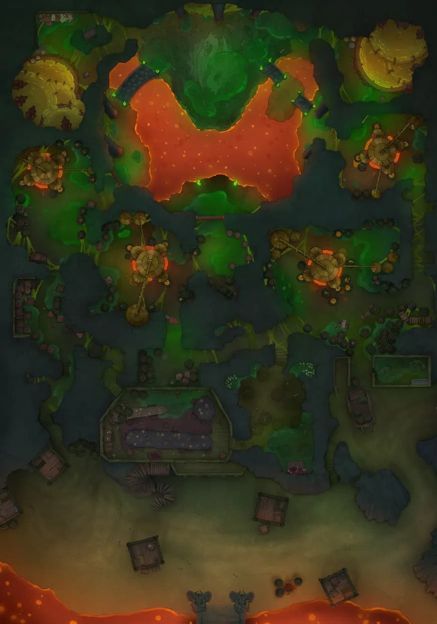 Drakescale Peak map, Slime Invasion variant thumbnail