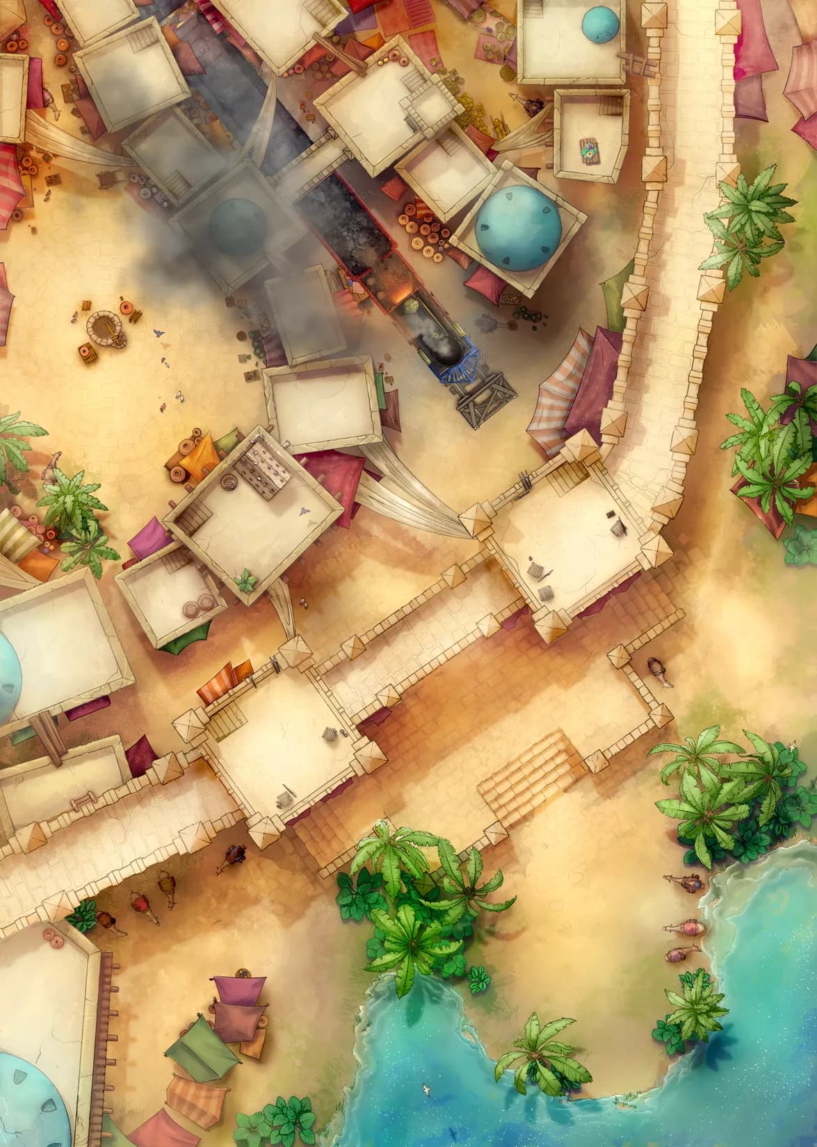 Oasis City map, Train variant thumbnail