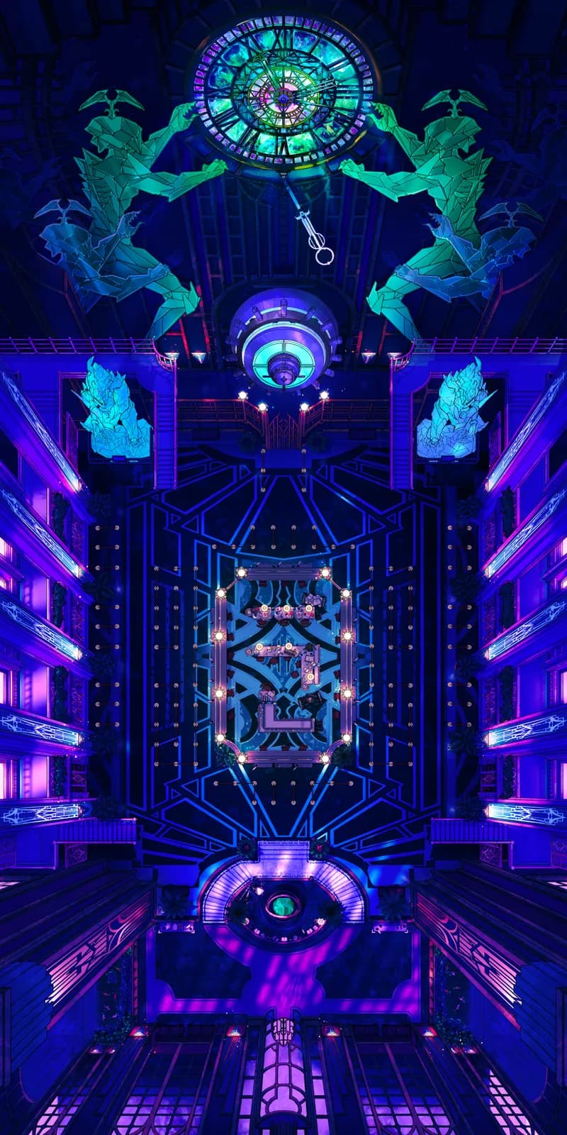 Wizard Vault map, Indigo Bank Locked variant