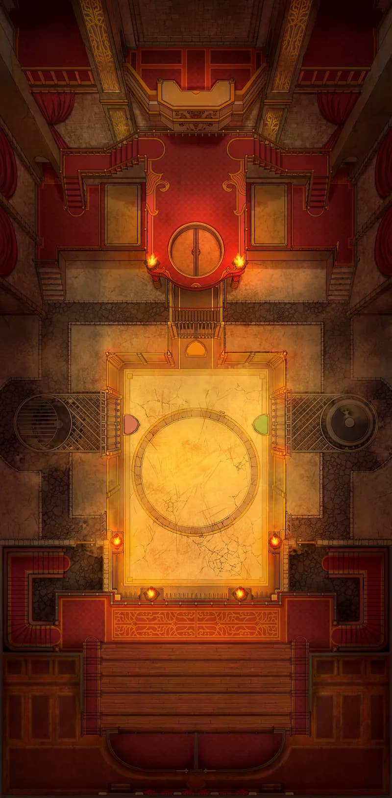 Monster Fighting Pit map, Empty Day variant thumbnail
