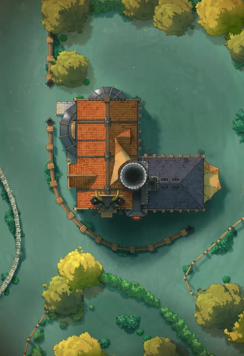 Village Blacksmith map, After The Flood variant thumbnail