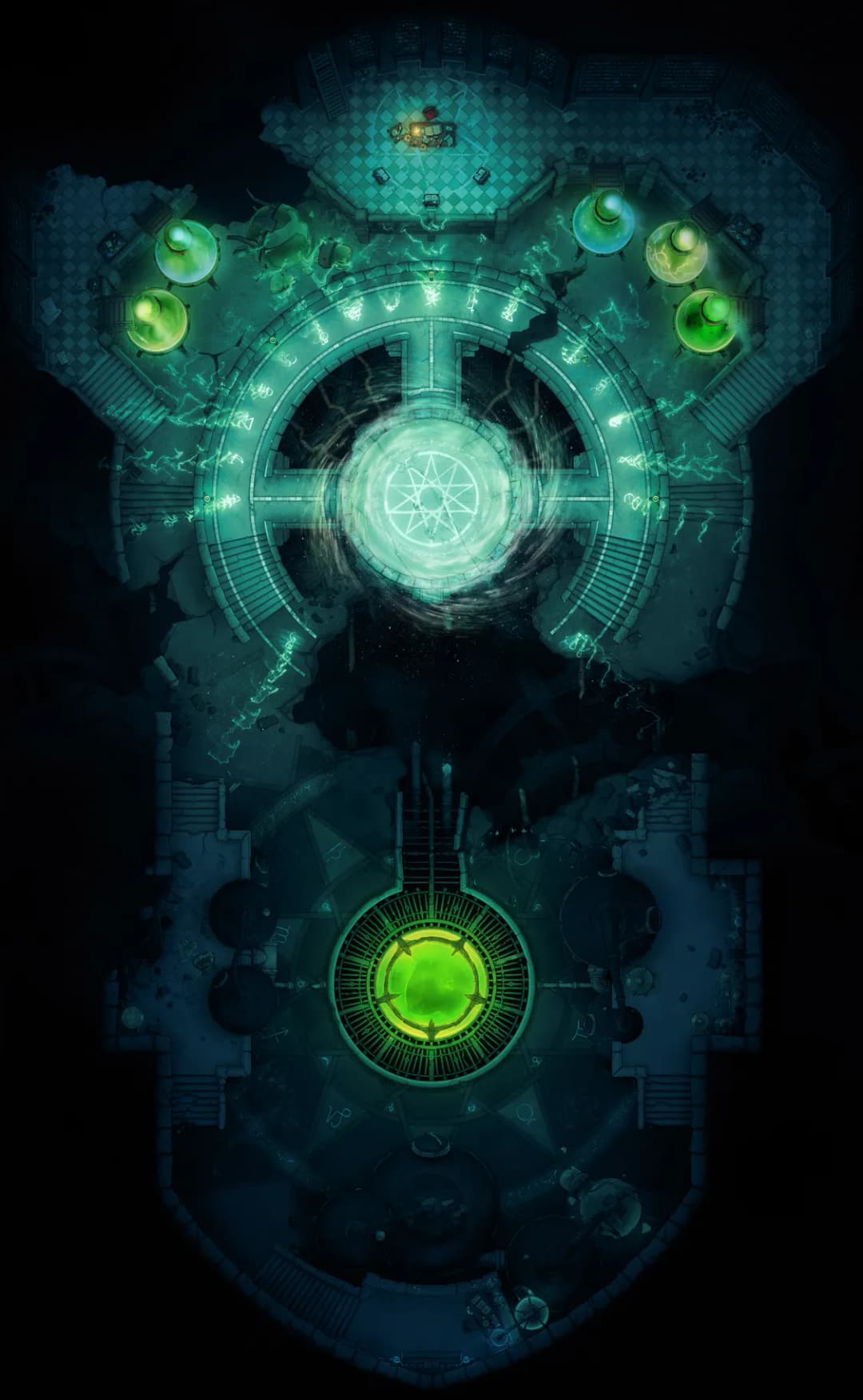 Alchemy Dungeon map, Activated variant