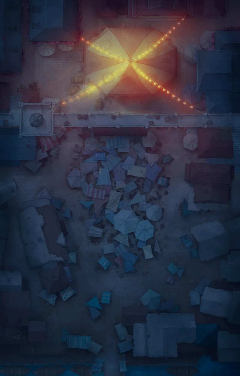 City Marketplace map, Circus Night variant thumbnail
