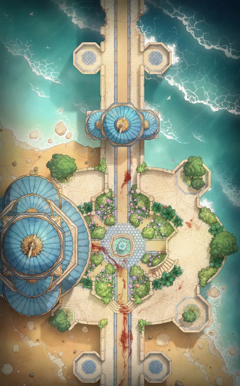 Djinn Gardens map, Blood Trail variant thumbnail