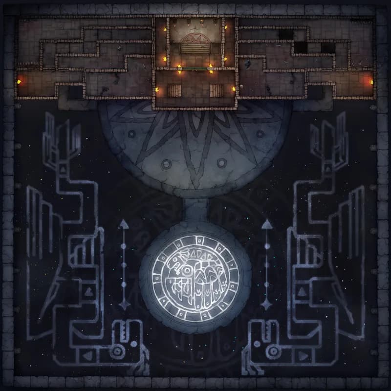 Temple of the Couatl Boss Room map, Cosmic variant thumbnail