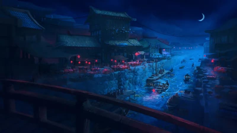 Floating Market map, Lanterns variant
