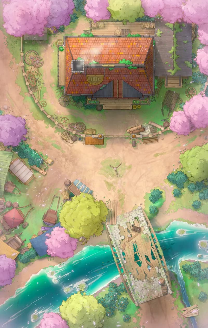 Village Wainwright Shop map, Spring variant thumbnail