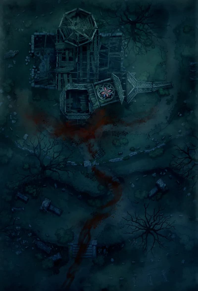 Forgotten Chapel Graveyard map, Bloody variant thumbnail