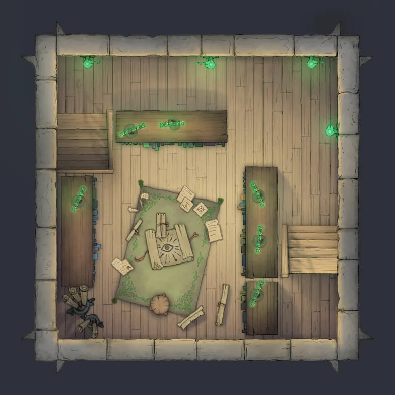 Magic Wizard's Tower map, Interior Floor 07 variant thumbnail