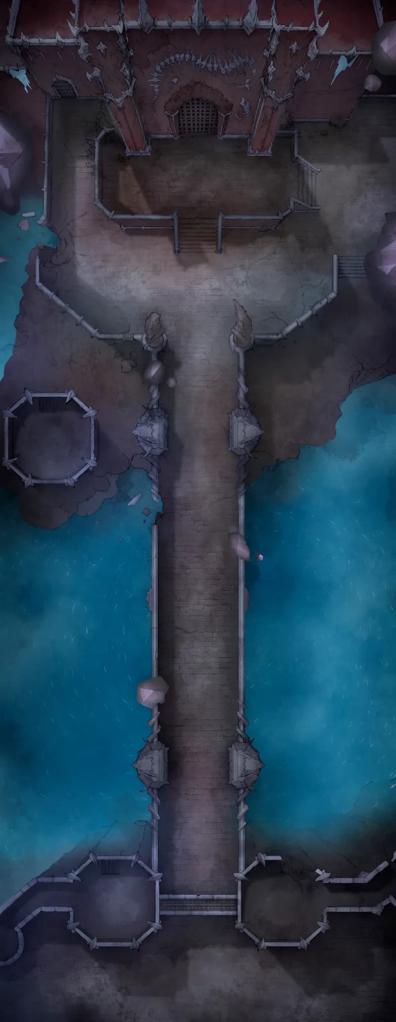 Winter Fortress Bridge map, Shore variant thumbnail