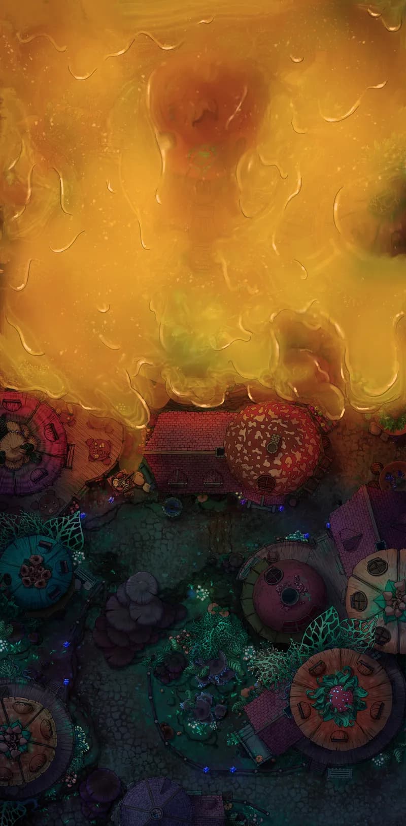 Gnome City Centre map, Sapalanche Night variant thumbnail