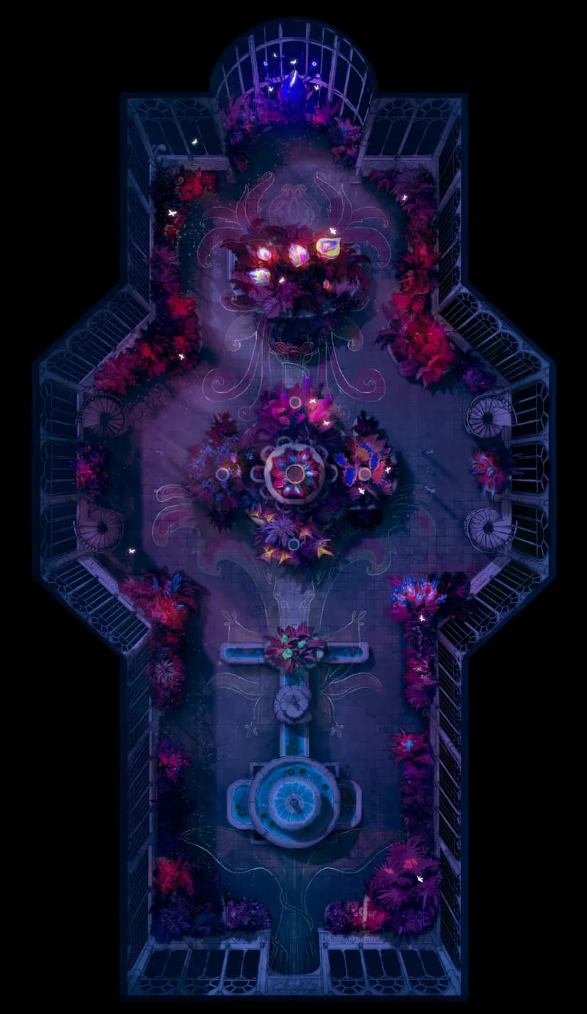 Victorian Greenhouse map, Fey Bloom variant thumbnail