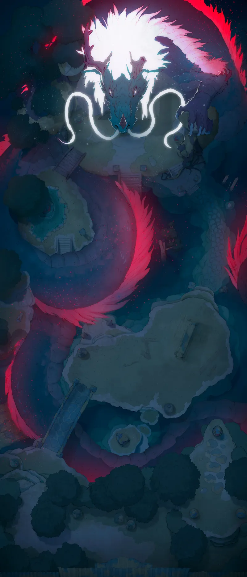 Zen Monastery map, Dragon Night variant thumbnail