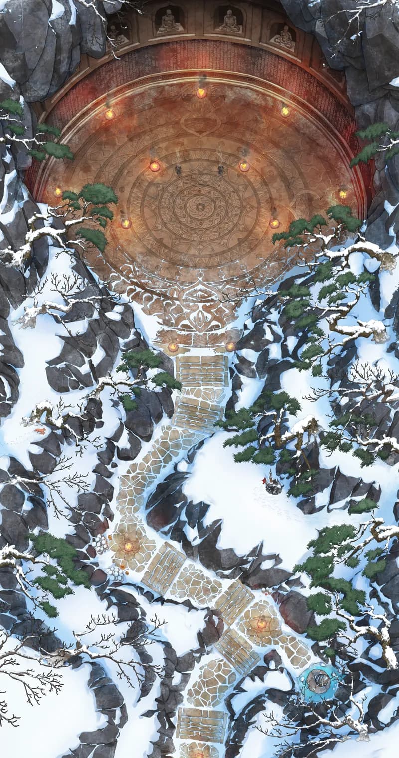 Cave Temple map, No Statue variant thumbnail