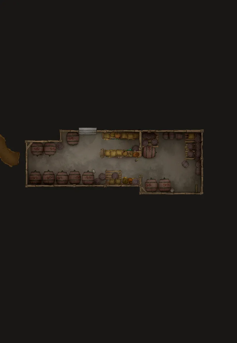 Ages of the Vale: Public House map, Cellar Original variant thumbnail