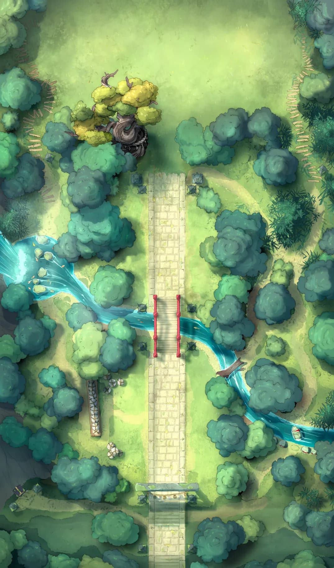 Forest Shrine Festival map, Open Field Day variant thumbnail