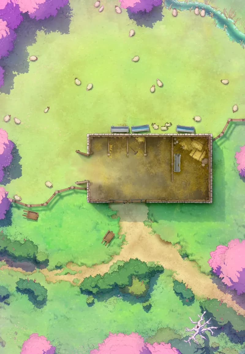 Ages of the Vale: Barn map, Indoors Spring Day variant thumbnail