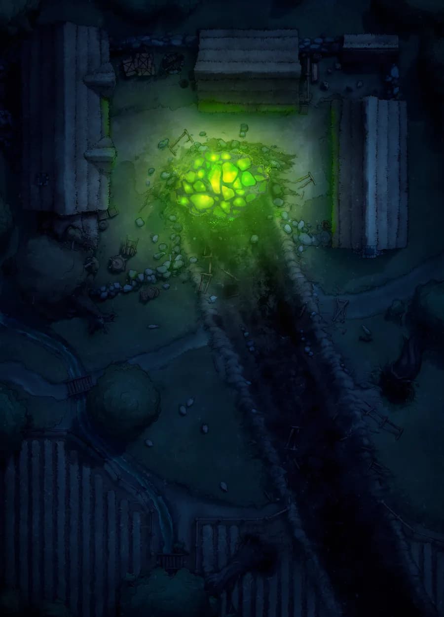 Impact Site map, Meteor Radioactive variant thumbnail