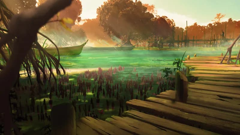 Mangrove Forest map, Autumn variant