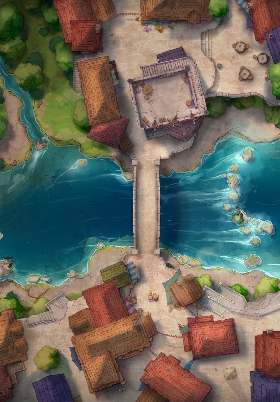 Bridge Town map, Mermaids Day variant thumbnail
