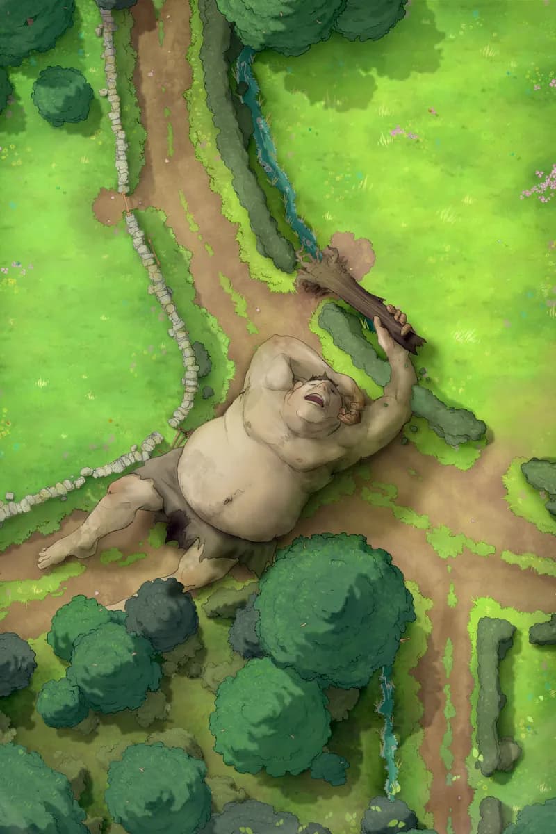Crossroads map, Sleeping Hill Giant variant thumbnail