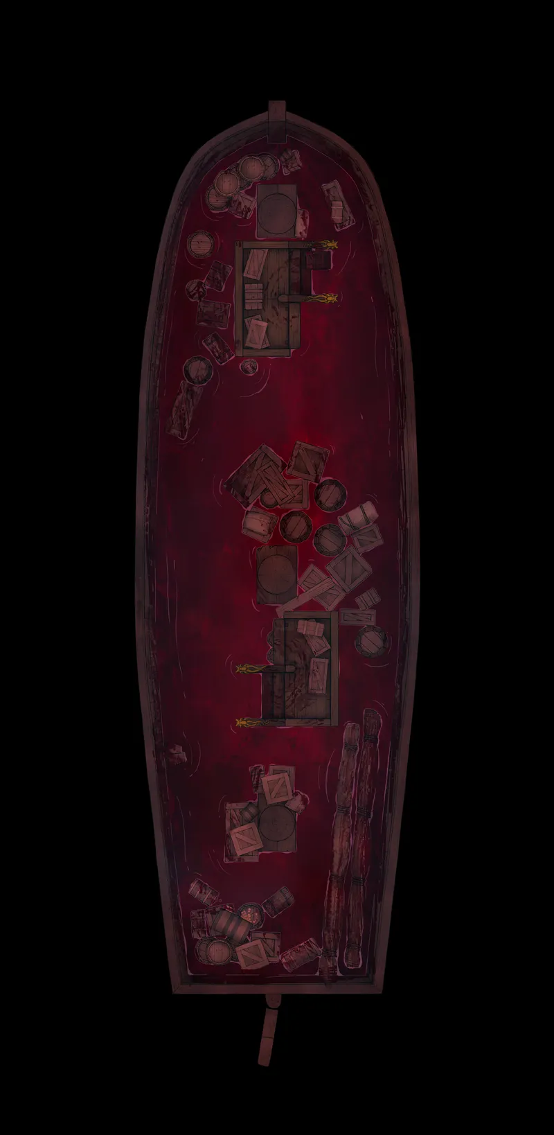 Haunted Ghost Ship Interior map, Taking On Blood Lower Deck variant thumbnail