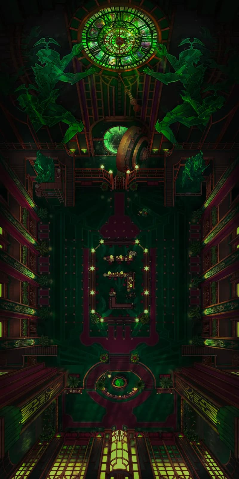 Wizard Vault map, Emerald Hour Open variant thumbnail