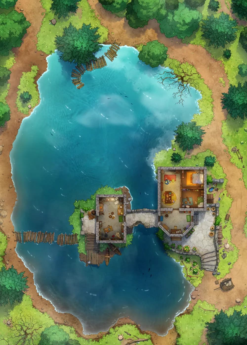 Rusty Robot Lake map, Day No Robot variant thumbnail