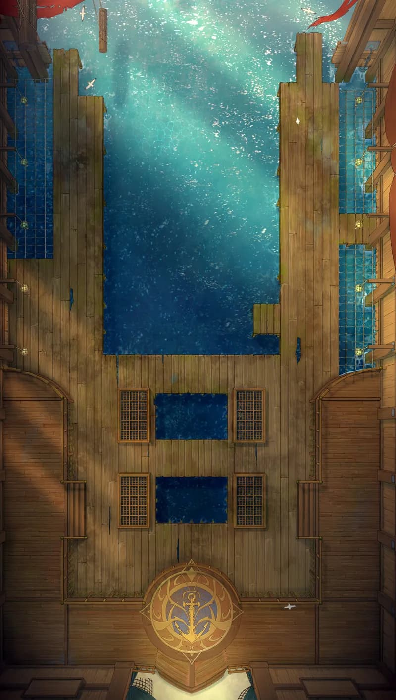 Secret Sailor Lair map, Empty Day variant thumbnail