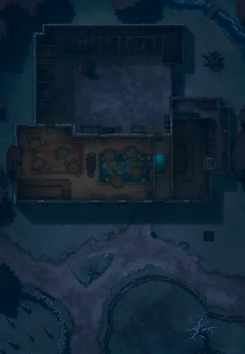 Ages of the Vale: Coaching House map, Indoors Mysterious Ghost variant thumbnail