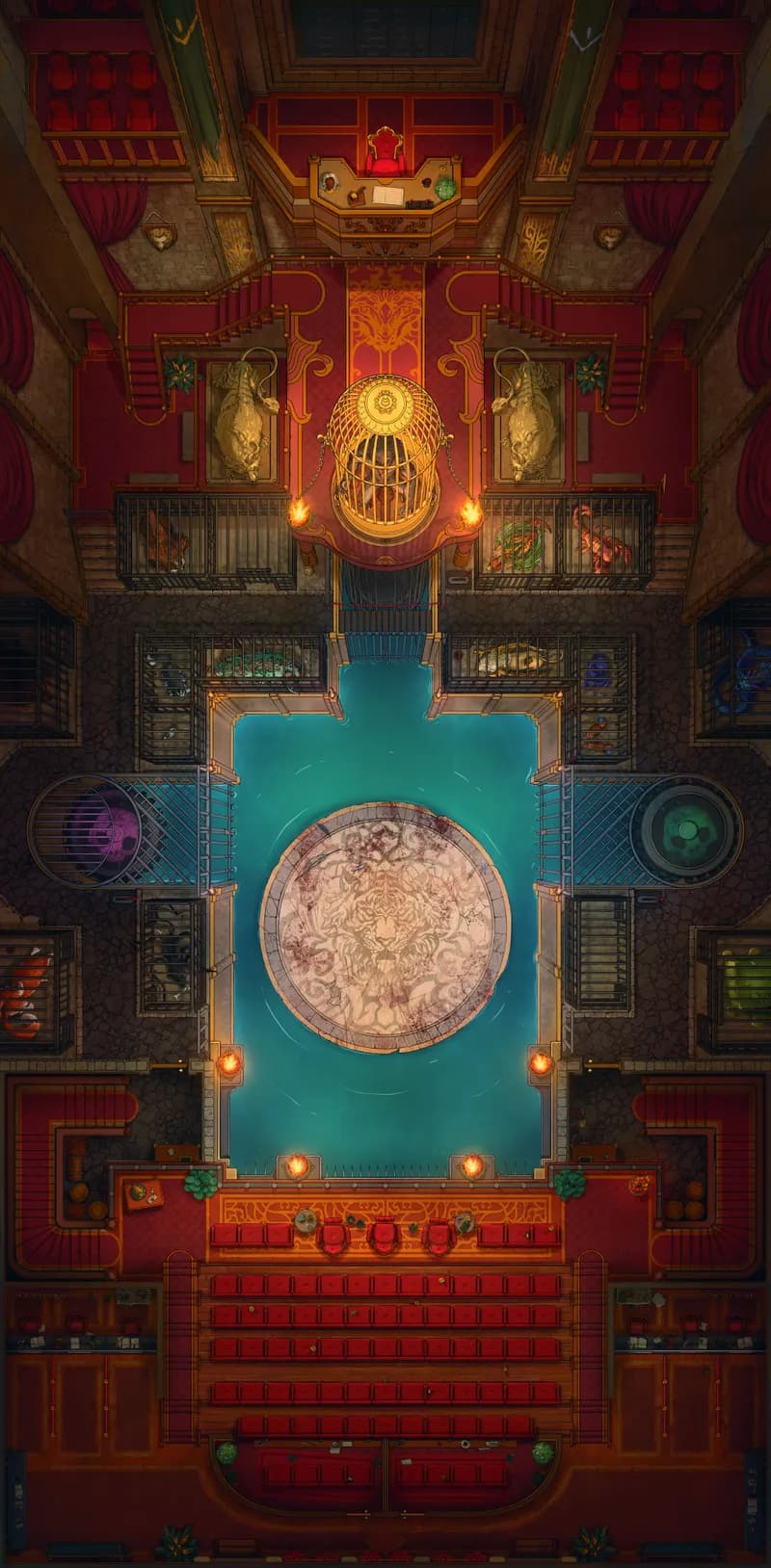Monster Fighting Pit map, Flooded variant thumbnail