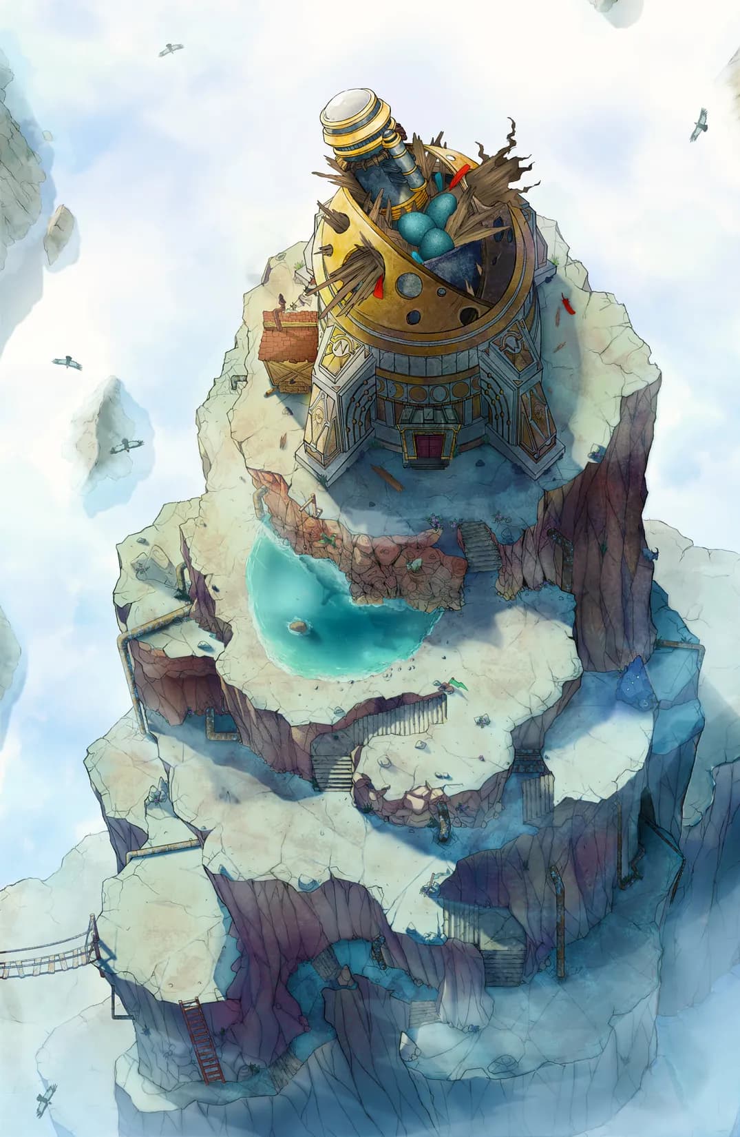 Mountaintop Observatory map, Roc Nest variant thumbnail