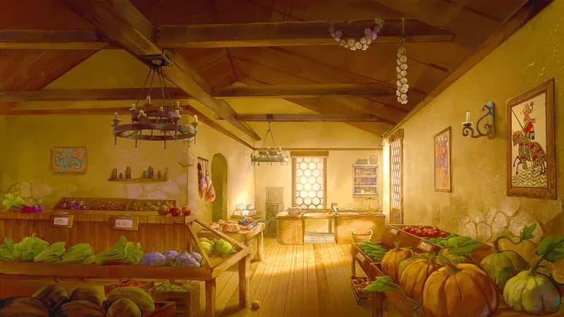 Gentle Village Greengrocer map, Original Day variant