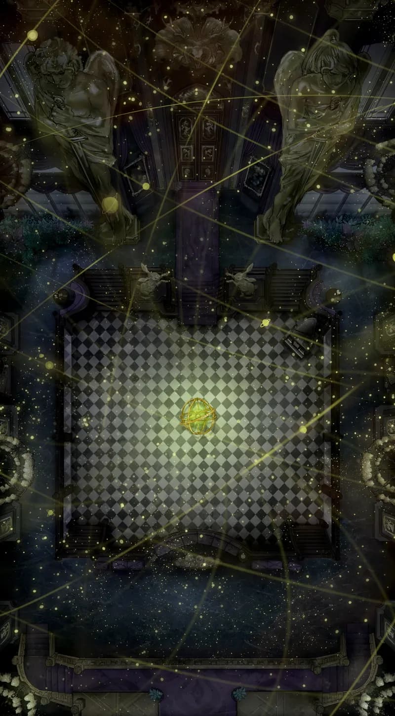 Opulent Ballroom map, Orrery Night variant thumbnail