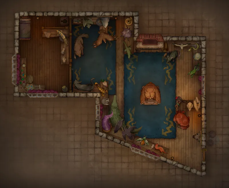 City Streets map, Jarva's Taxidermy Parlour Ground Day variant thumbnail