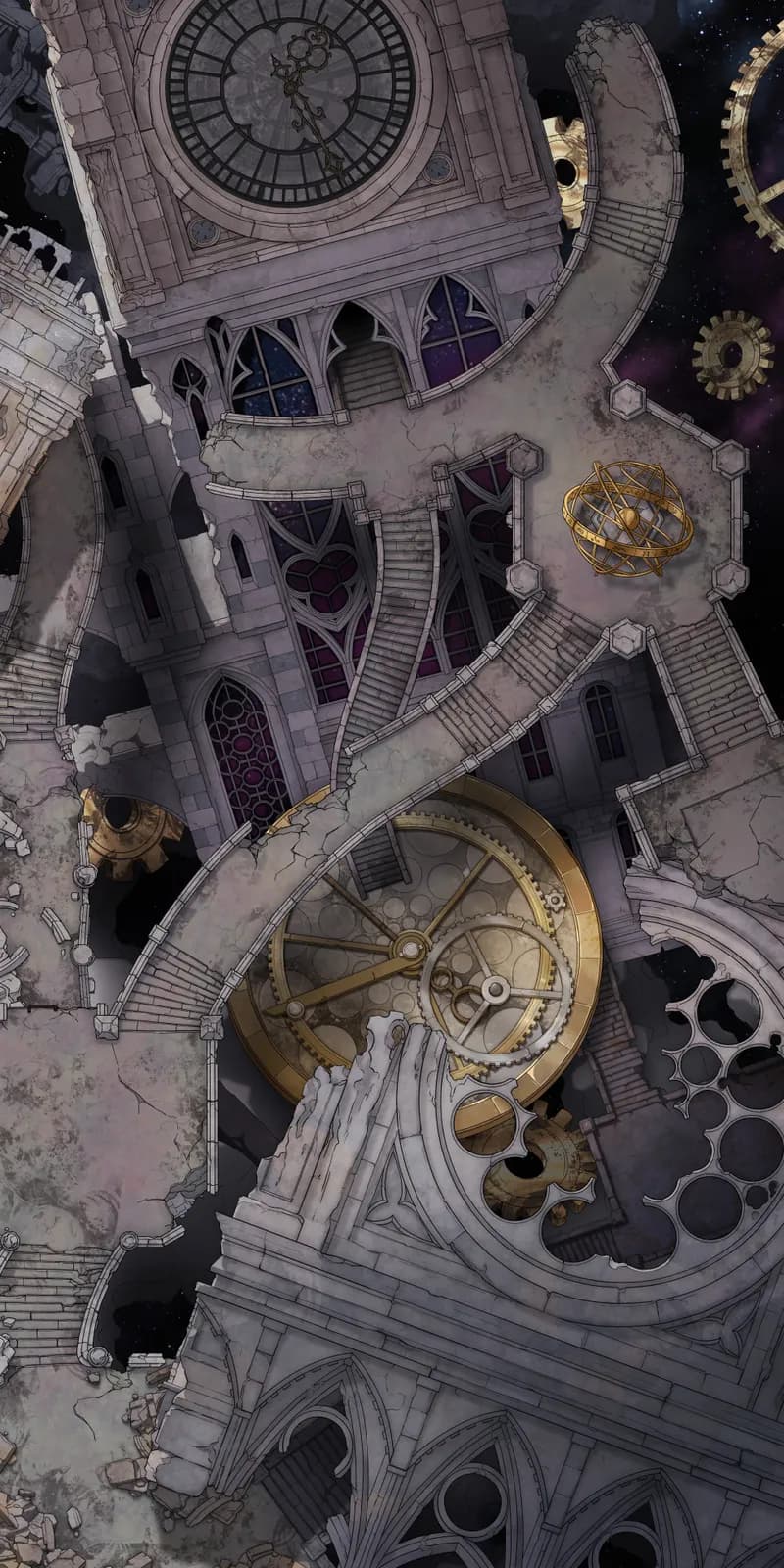 Chrono Chaos Ruins map, Drained variant thumbnail