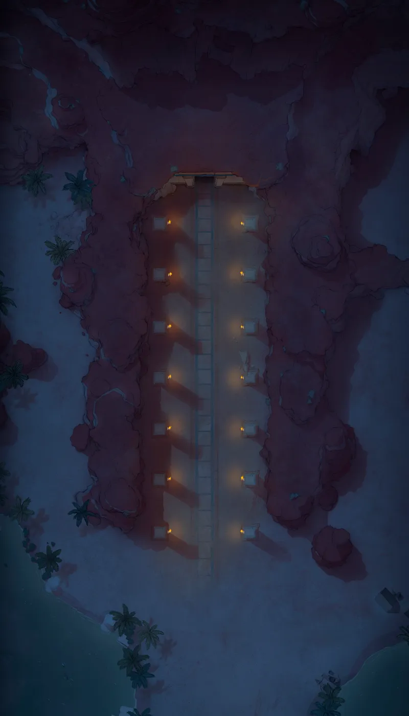 Necropolis Entrance map, No Statue Night variant thumbnail
