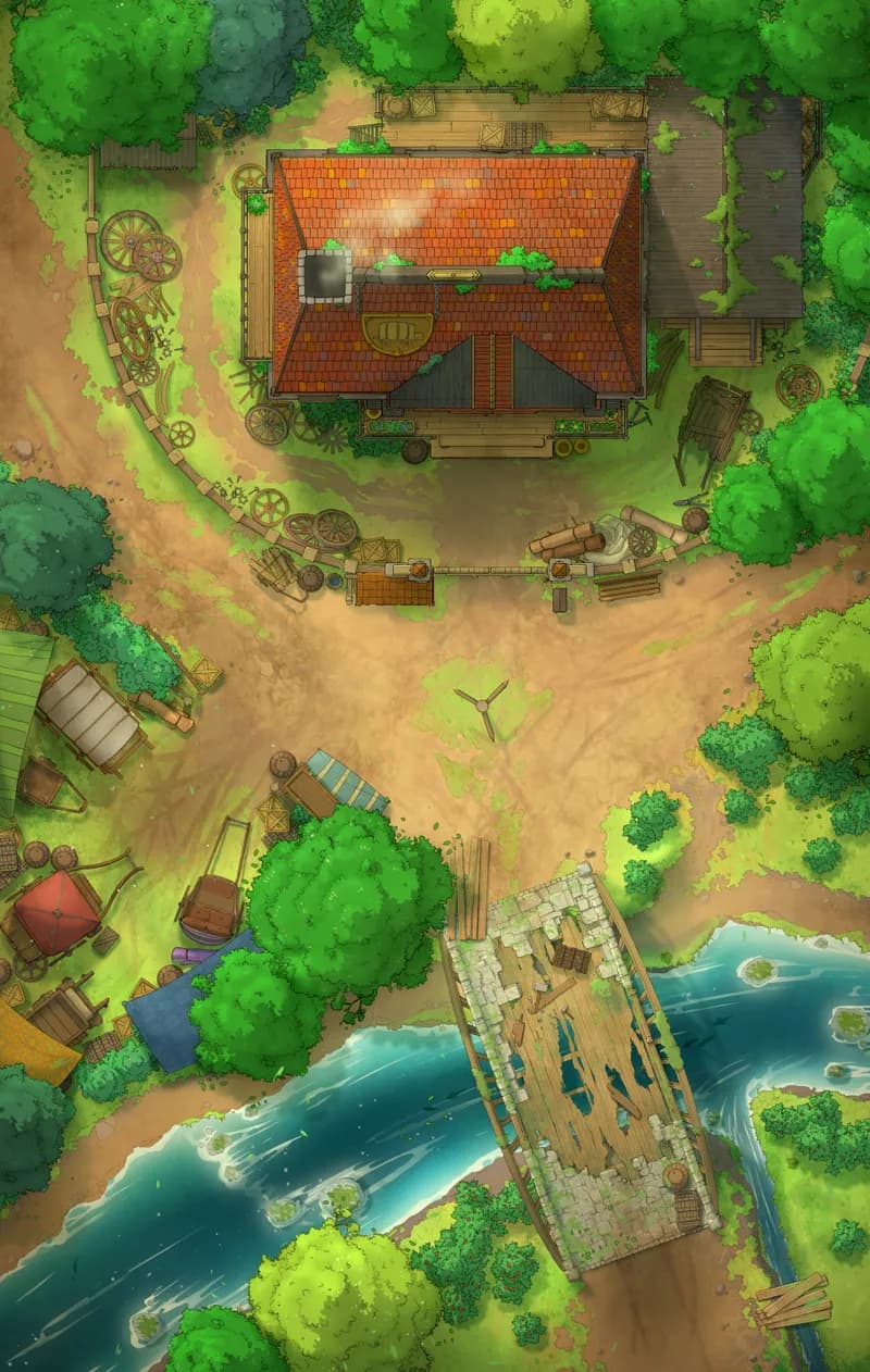 Village Wainwright Shop map, Original Day variant thumbnail