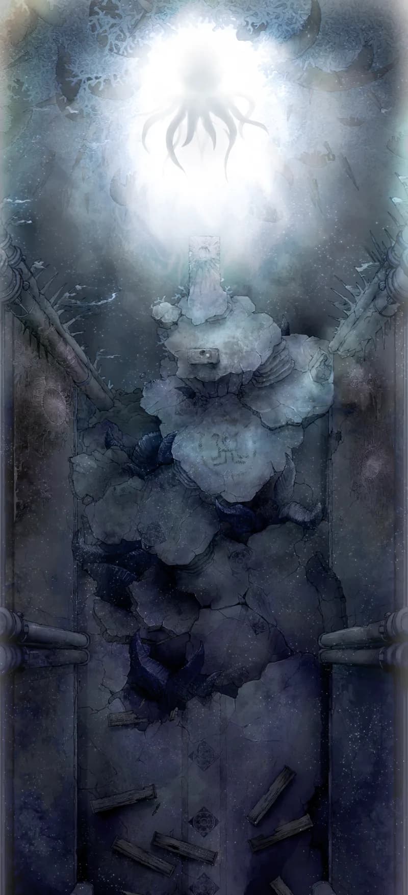 Eldritch Church map, Cthulhu Comes variant thumbnail