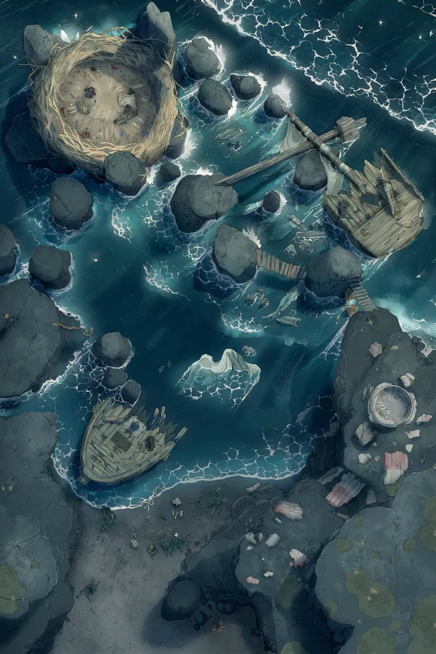 Harpy Cove map, Original Day variant thumbnail