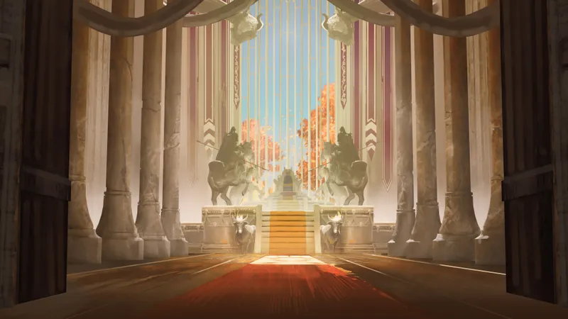 Royal Throne Room map, Autumn variant